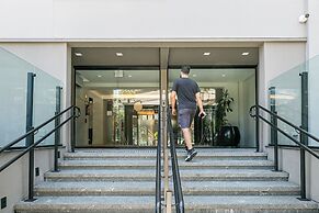 Prédio Novo e Moderno no Centro com cama king-size