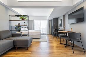 Prédio Novo e Moderno no Centro com cama king-size