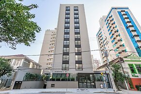 Prédio Novo e Moderno no Centro com cama king-size