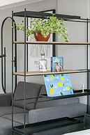 Prédio Novo e Moderno no Centro com cama king-size