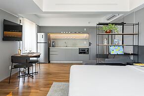 Prédio Novo e Moderno no Centro com cama king-size