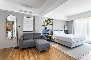 Prédio Novo e Moderno no Centro com cama king-size