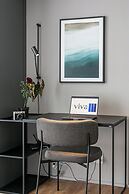 Prédio Novo e Moderno no Centro com cama king-size