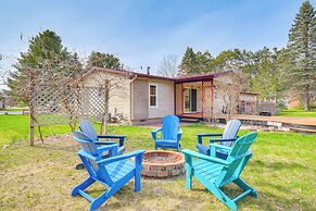 Dog-friendly Michigan Home w/ Deck & Fire Pit!