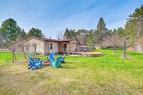 Dog-friendly Michigan Home w/ Deck & Fire Pit!