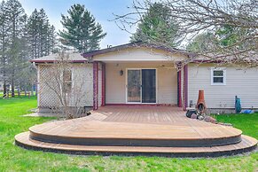 Dog-friendly Michigan Home w/ Deck & Fire Pit!