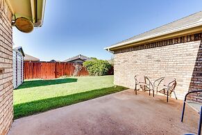 9 Mi to Texas Tech: Home w/ Fenced Yard in Lubbock
