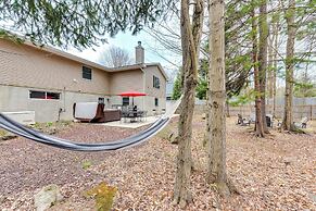 Pet-friendly Pocono Lake Home w/ Private Hot Tub!