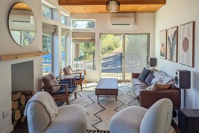 Mid-century Escape: Lake Views, Steps to Cave Bay!