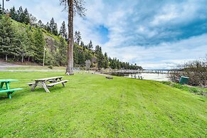 Mid-century Escape: Lake Views, Steps to Cave Bay!