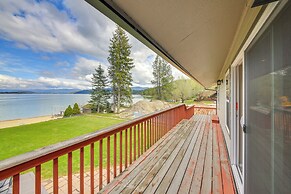 Beachfront Sagle Retreat w/ Boat Dock & Lift