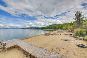 Beachfront Sagle Retreat w/ Boat Dock & Lift