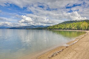 Beachfront Sagle Retreat w/ Boat Dock & Lift