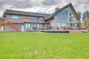 Beachfront Sagle Retreat w/ Boat Dock & Lift