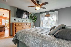 Lake Wissota Home w/ Private Dock + Fire Pit!