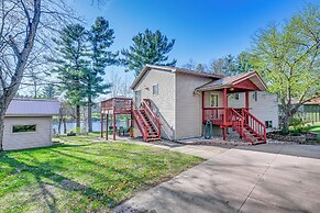 Lake Wissota Home w/ Private Dock + Fire Pit!