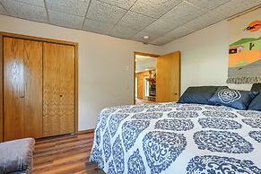 Lake Wissota Home w/ Private Dock + Fire Pit!