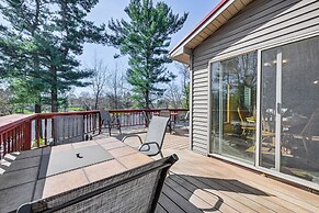 Lake Wissota Home w/ Private Dock + Fire Pit!