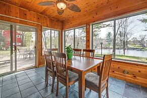 Lake Wissota Home w/ Private Dock + Fire Pit!