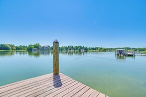 Riverfront Cheboygan Home w/ Dock ~ 4 Mi to Town!