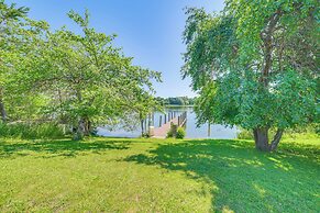 Riverfront Cheboygan Home w/ Dock ~ 4 Mi to Town!