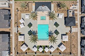 Gleaming Contemporary Home Pool  BBQ