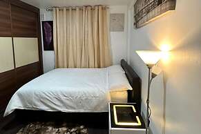 Stylish 1BR Apt w/ Fireplace & High-speed Wifi