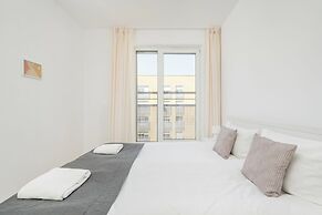 Wroclaw Dark Blue Apartment by Renters