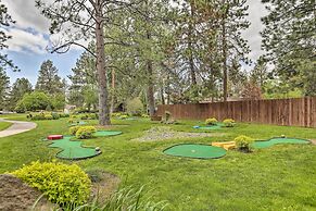 Chic Bend Condo w/ Fireplace & Forest Views!