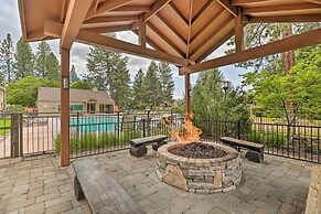 Chic Bend Condo w/ Fireplace & Forest Views!