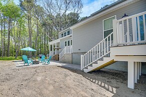Cape Charles Home: Private Pier & Beach-front Deck