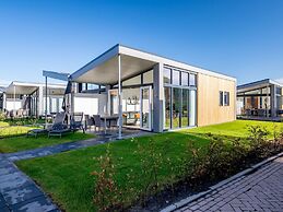 Modern Chalet With Beautiful Terrace, in Friesland