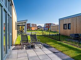 Modern Chalet With Beautiful Terrace, in Friesland