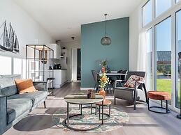 Modern Chalet With Beautiful Terrace, in Friesland