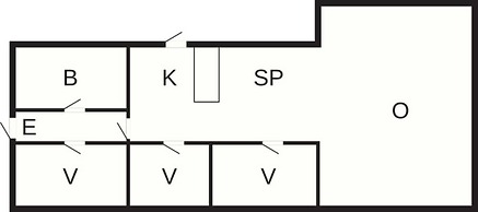 6 Person Holiday Home in Strandby
