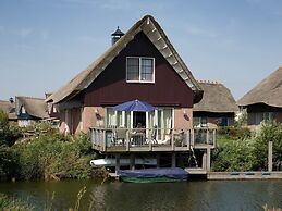 Villa With Terrace on the Water in Friesland