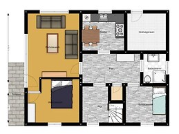 South Case in the House aft Diek