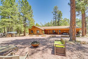 Fire Pit + Trail Access: Spacious Happy Jack Cabin