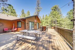 Fire Pit + Trail Access: Spacious Happy Jack Cabin
