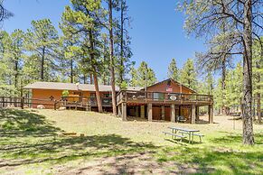 Fire Pit + Trail Access: Spacious Happy Jack Cabin