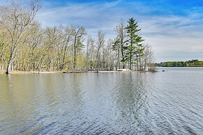 Fire Pit + Beach Access: Quiet Northville Retreat