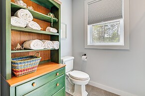 Fire Pit + Beach Access: Quiet Northville Retreat