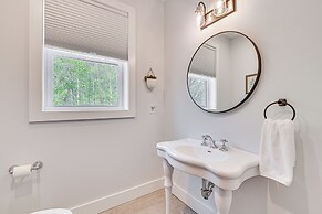 Fire Pit + Beach Access: Quiet Northville Retreat