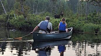 Historic barn at Moosehead Lake