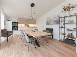 Chalet With Decorative Fireplace on a Holiday Park