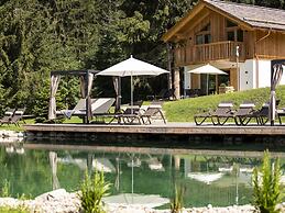 Chalet in Wolting With Natural Swimming Pond