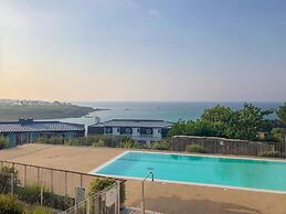 Apartment With Pool and sea View in Brittany