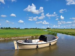 Nice Frisian Family Villa on the Water