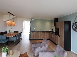 Nice Frisian Family Villa on the Water