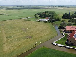 Nice Frisian Family Villa on the Water
